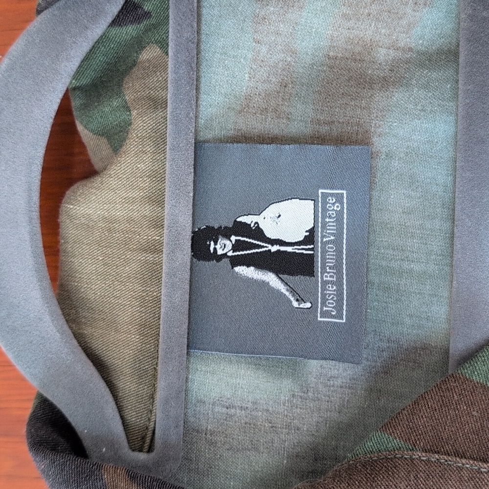 Josie Bruno Vintage Cropped Reworked Army Jacket - Picture 4 of 8